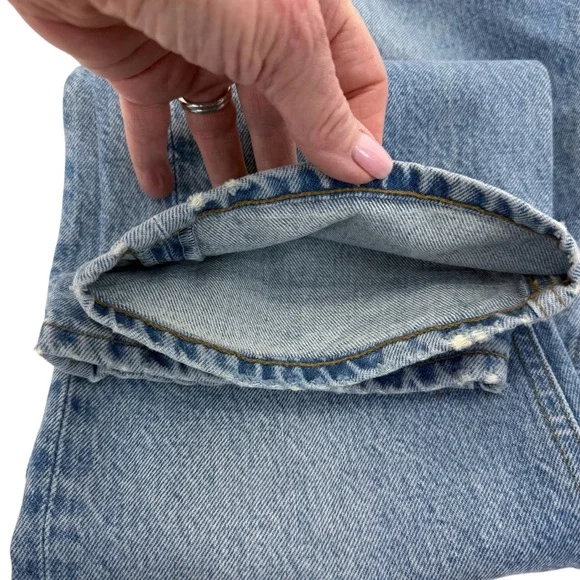NWOT AGolde 90’s Pinch Waist Jeans 26 Blue - Picture 14 of 16